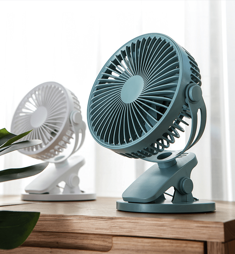 USB Small Fan Large Wind Silent Desktop Pinch Fan Student Dormitory Bed Office Charging Mini Clip Fan Wall Mounted - BACKUPMYFILESNOW.COM®