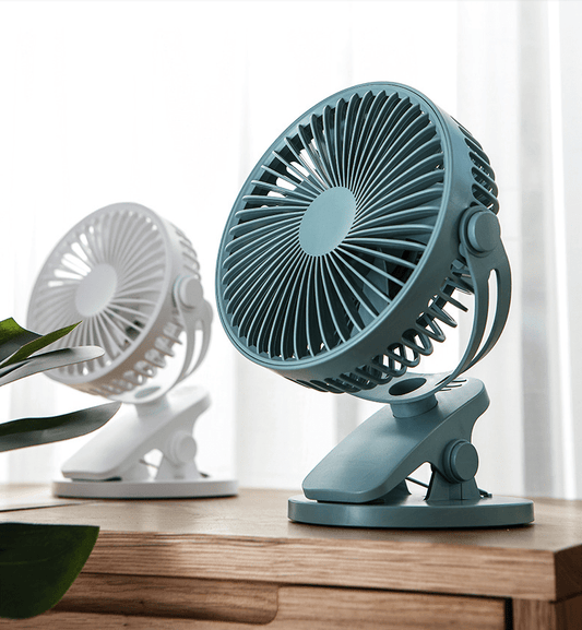 USB Small Fan Large Wind Silent Desktop Pinch Fan Student Dormitory Bed Office Charging Mini Clip Fan Wall Mounted - BACKUPMYFILESNOW.COM®