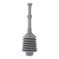 Grey Bellows Accordion Toilet Plunger from Utility-Sink.com with flexible, durable design for effective clog removal.