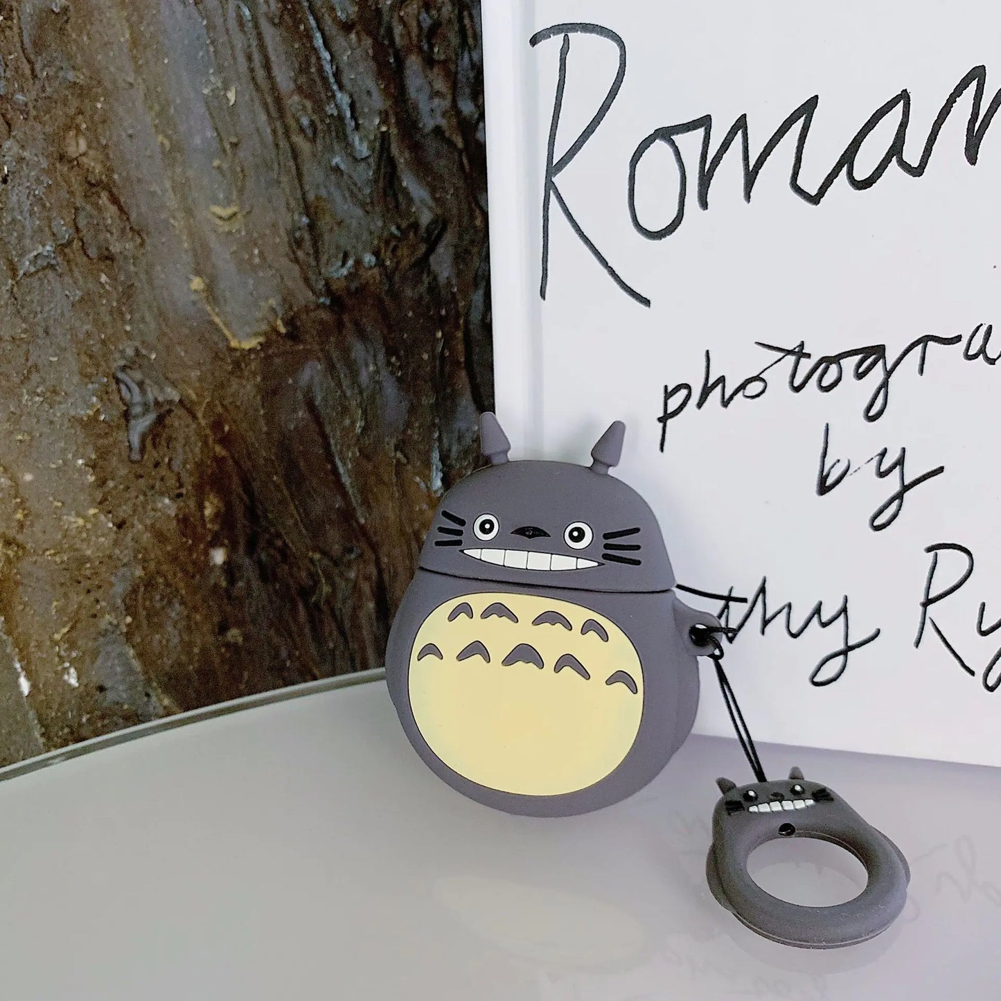 Metallic Dust-Proof Sticker for AirPods with Totoro Case