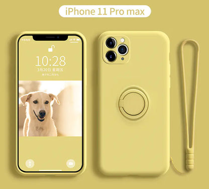 iPhone 11 Pro Liquid Silicone Case with Lens Cover
