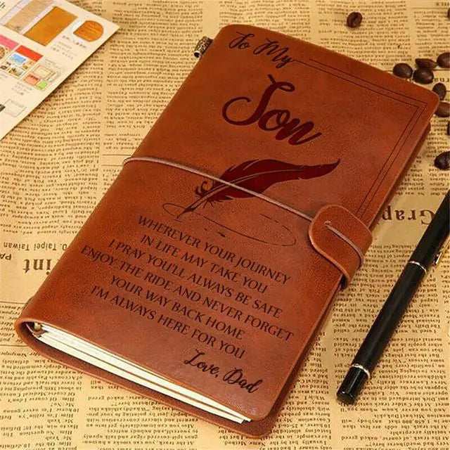 Fashion Portable Leather Diary Journal for Kids Gift