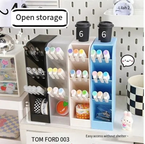 Korean Cute Desktop Storage Organizer with Four Slots