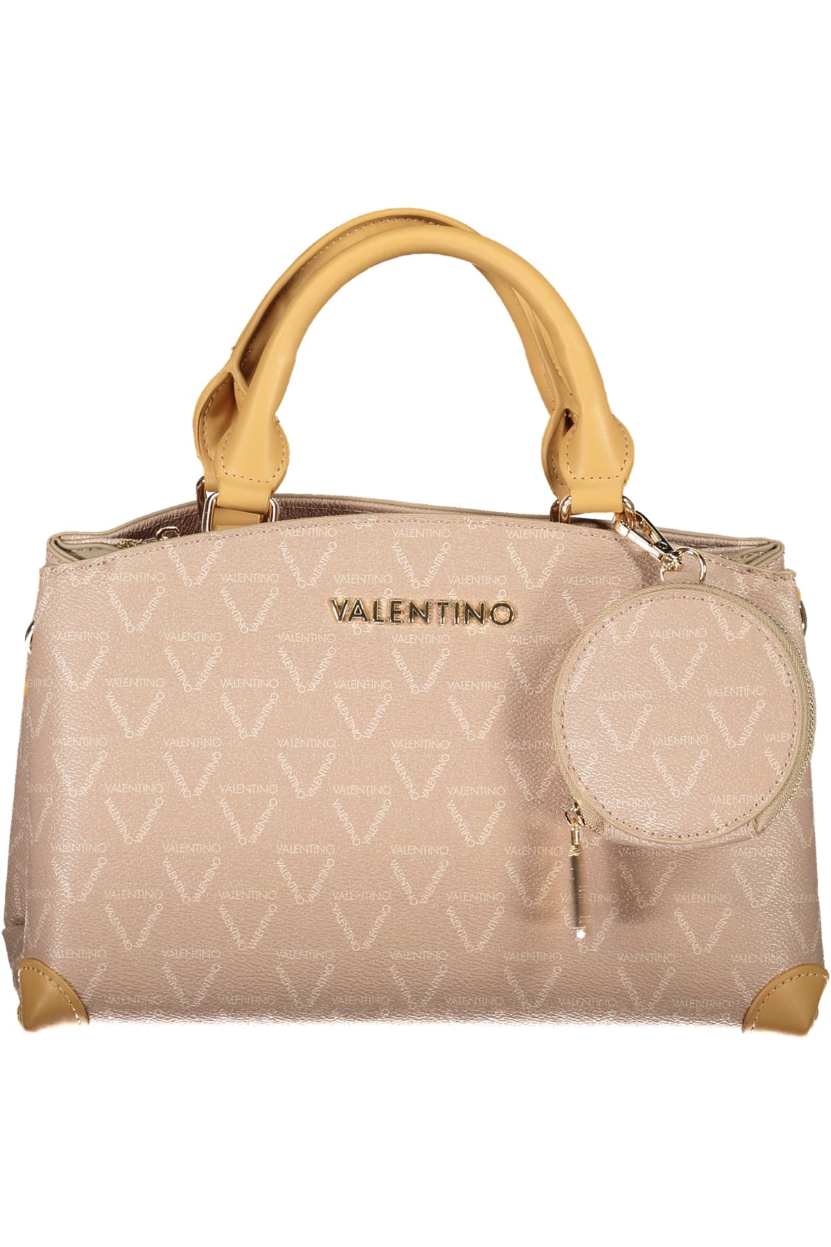 Beige Valentino women's Borse bag with sleek design, featuring elegant details and a structured shape for stylish everyday wear.