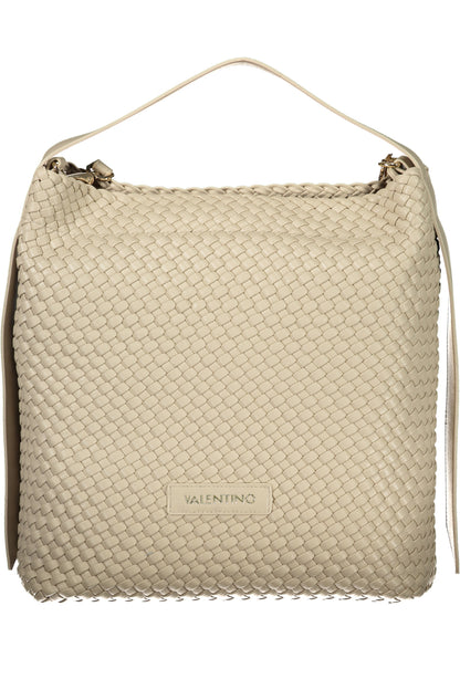 Beige Valentino women's bag with sleek design, featuring smooth leather and elegant detailing, suitable for stylish everyday use.