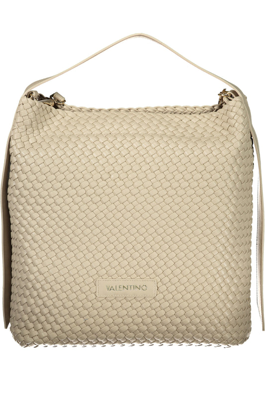 Beige Valentino women's bag with sleek design, featuring smooth leather and elegant detailing, suitable for stylish everyday use.