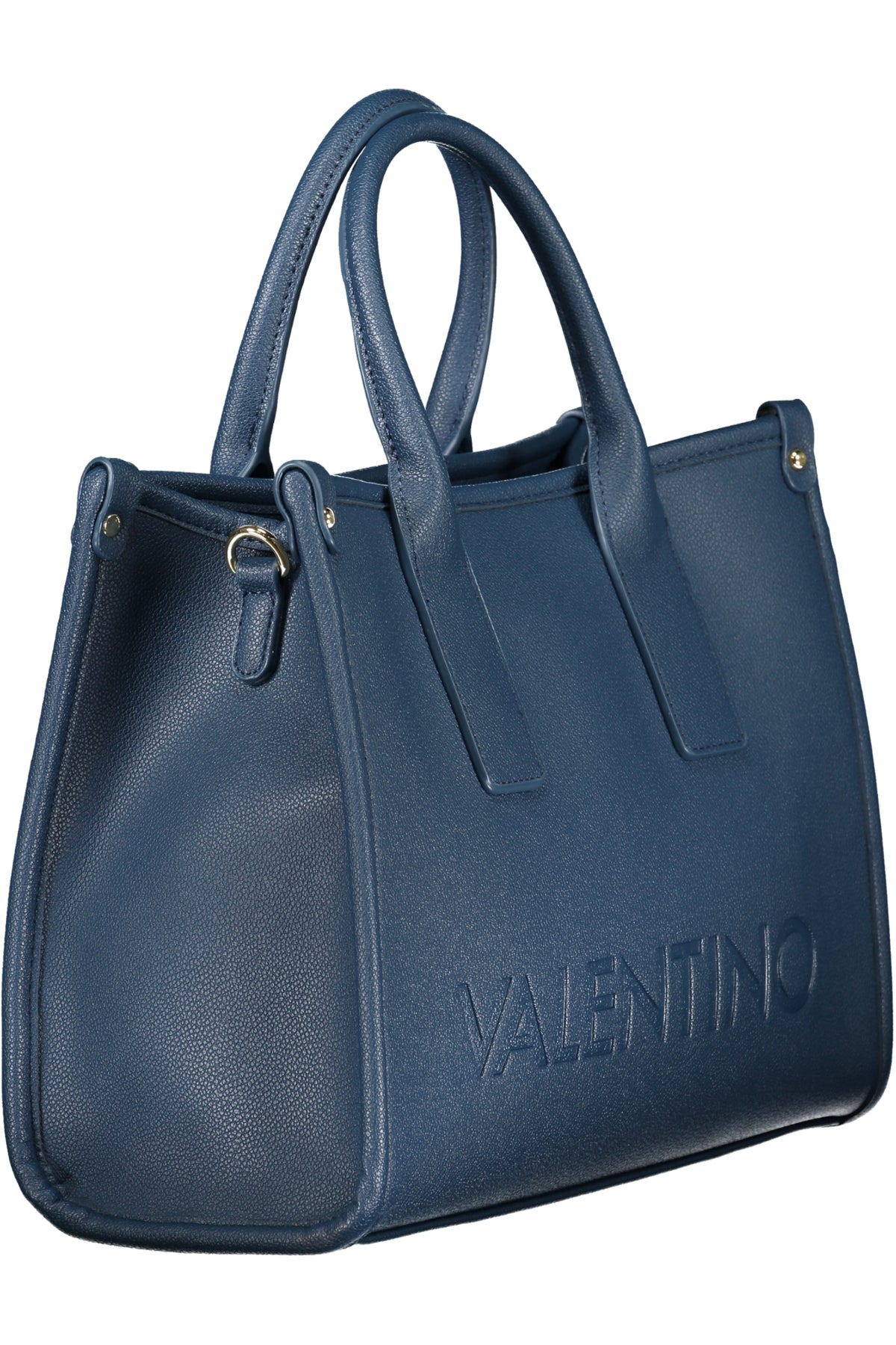 Valentino women's blue leather Borse bag with sleek design, featuring a structured shape and subtle branding details.