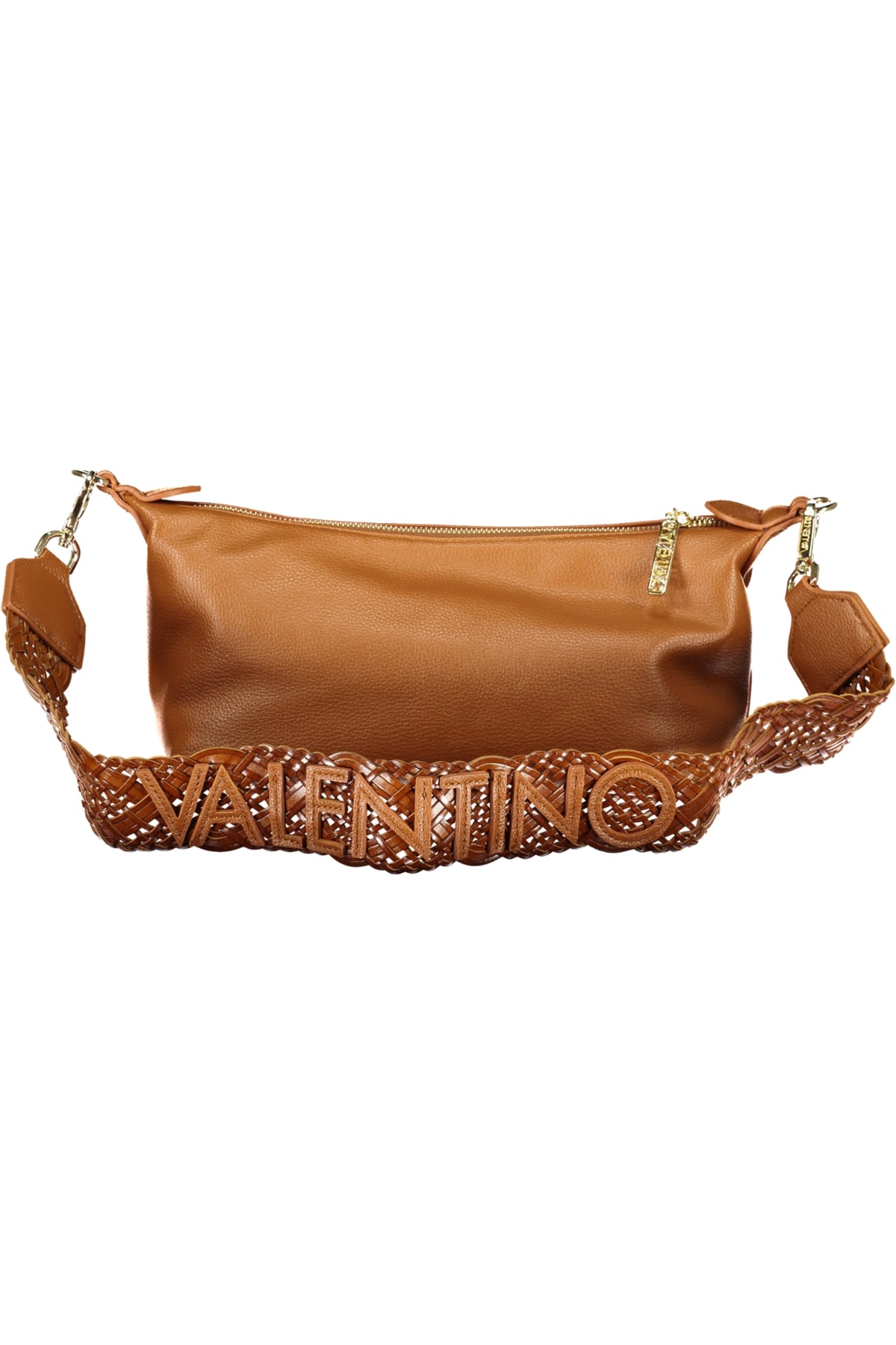 Brown Valentino Borse women's bag with sleek design and gold-tone hardware, featuring a structured shape and leather finish.