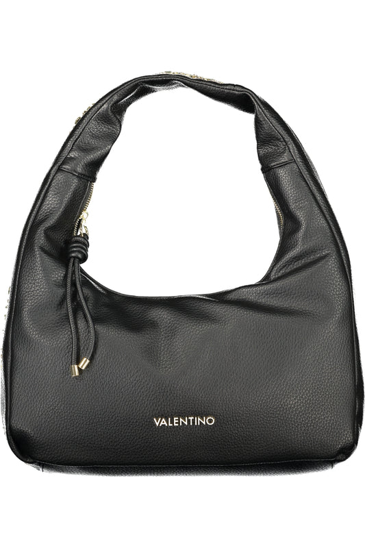 Valentino women's black Borse bag with sleek design and gold-tone hardware, featuring a structured shape and top handle.