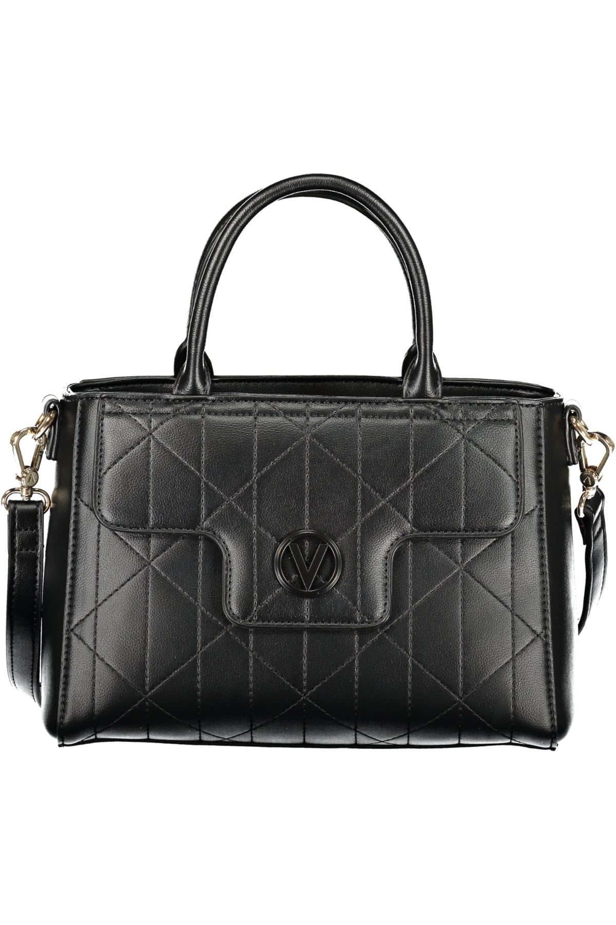 Black Valentino women's Borse bag with sleek leather design and minimalist style, featuring the Valentino logo.