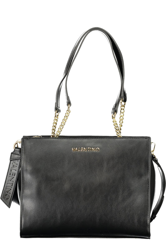 Black Valentino women's Borse bag with sleek design and subtle logo detail, featuring smooth leather and elegant craftsmanship.