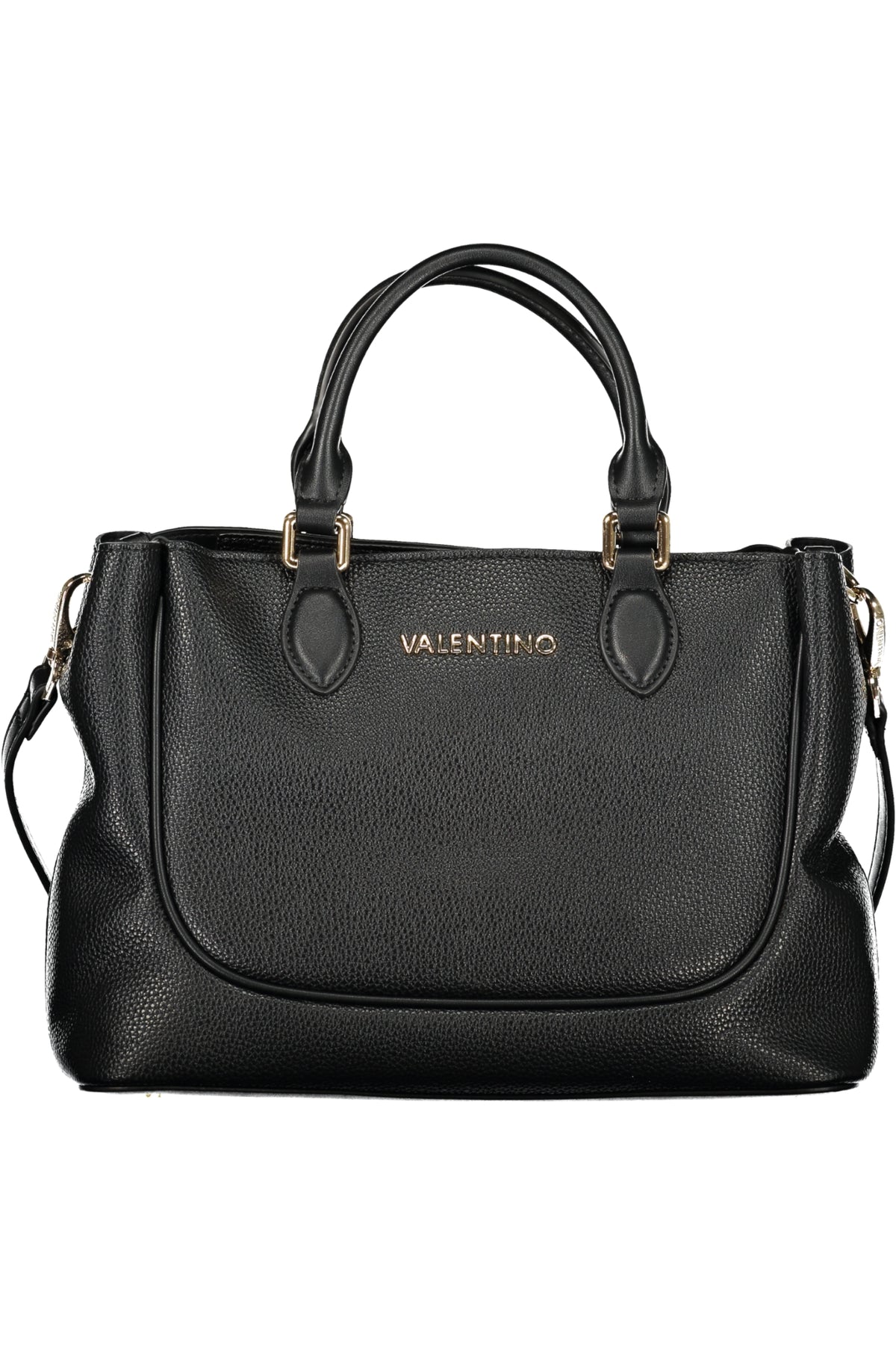 Black Valentino women's Borse bag with sleek design and subtle logo, featuring a structured shape and elegant handles.