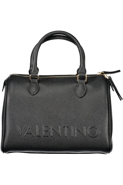 Black Valentino women's bag with sleek leather design and elegant structure, featuring subtle Valentino branding.