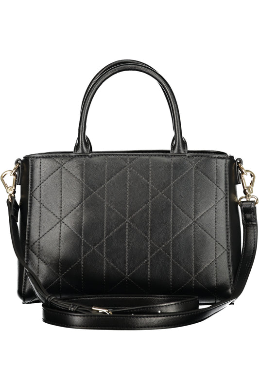 Black Valentino women's bag with sleek design, featuring smooth leather and subtle branding, ideal for stylish everyday use.
