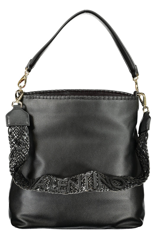 Black Valentino women's Borse bag with sleek design and subtle branding, featuring a structured shape and elegant handles.