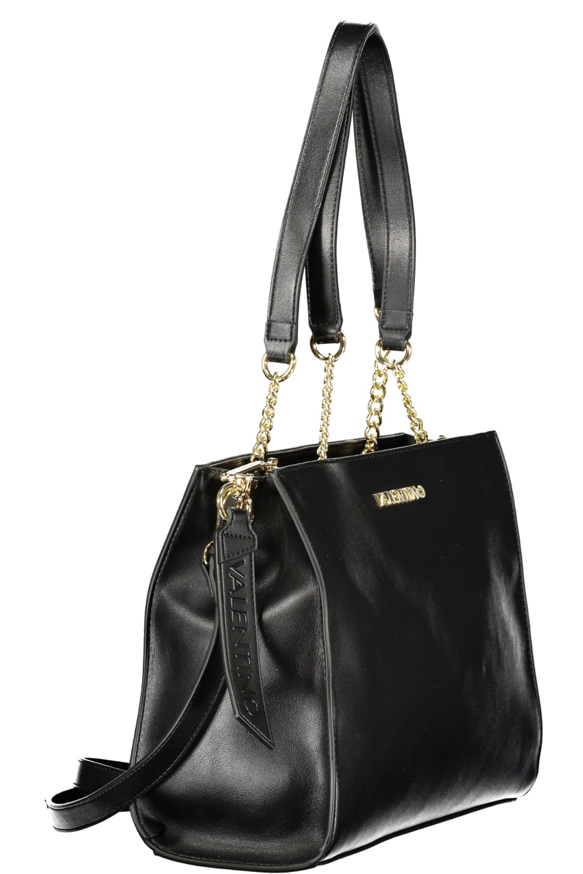 Black Valentino women's bag with sleek design, featuring elegant details and a structured shape, perfect for stylish everyday use.