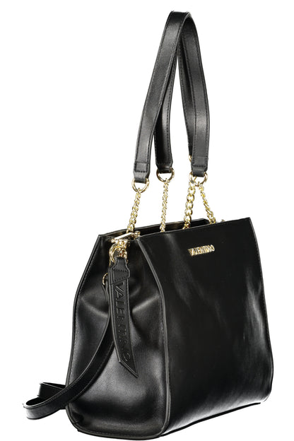Black Valentino women's bag with sleek design, featuring elegant details and a structured shape, perfect for stylish everyday use.