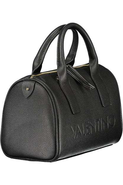 Black Valentino women's Borse bag with sleek design and silver hardware, showcased against a neutral background.