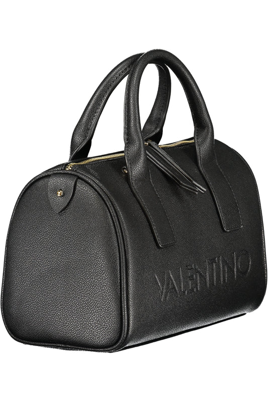 Black Valentino women's Borse bag with sleek design and silver hardware, showcased against a neutral background.