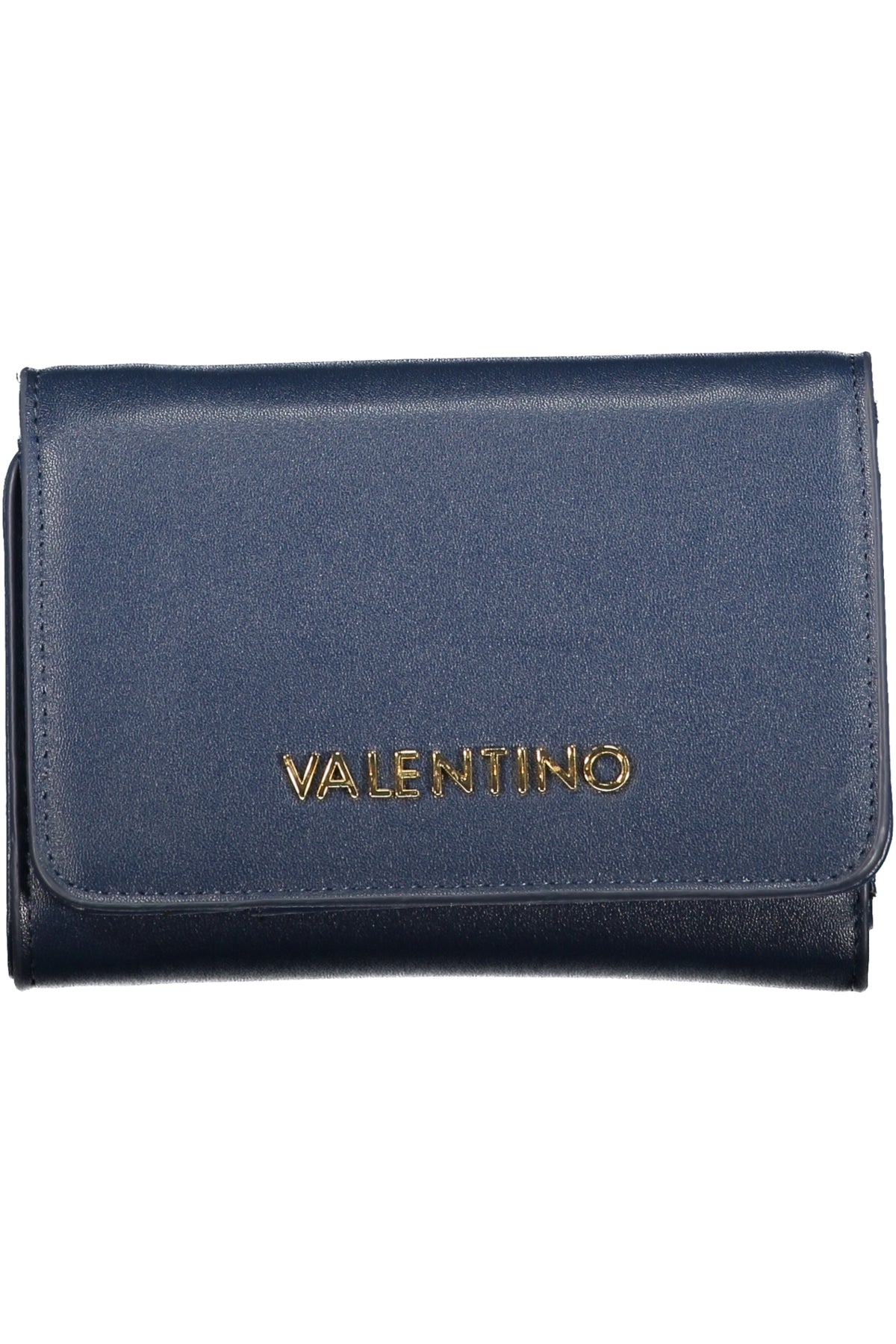 Blue Valentino women's wallet with multiple card slots and sleek design, made from high-quality material.
