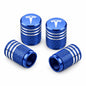 Set of four Tesla wheel valve stem caps compatible with Tesla Model 3, Y, S, X from 2017 onward, by Tesery Official Store.