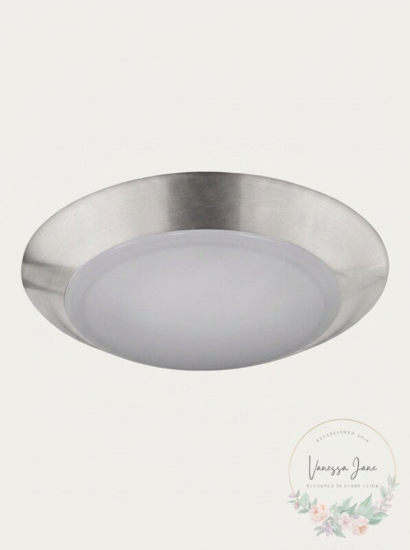 Vanessa Jane Jesco CM405M-40-CH mini disk LED ceiling and ADA wall mount light in chrome finish, new condition.