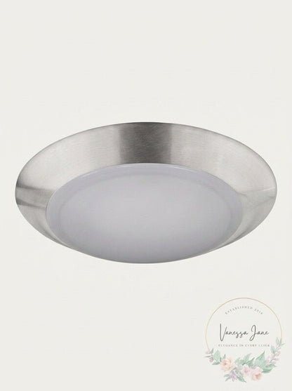 Vanessa Jane Jesco CM405M-40-CH mini disk LED ceiling and ADA wall mount light in chrome finish, new condition.