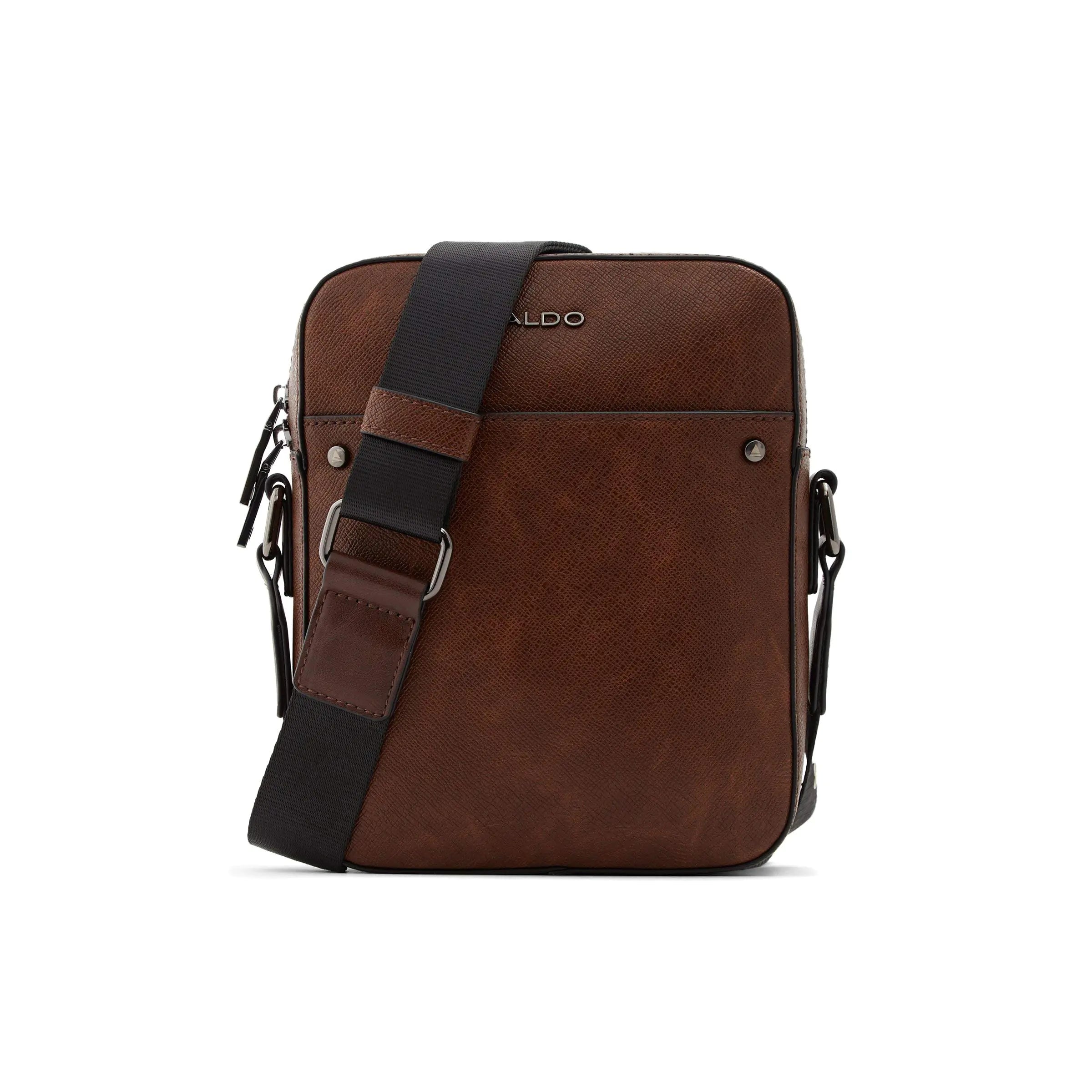 ALDO Mens Poani Crossbody Bag Dark Brown