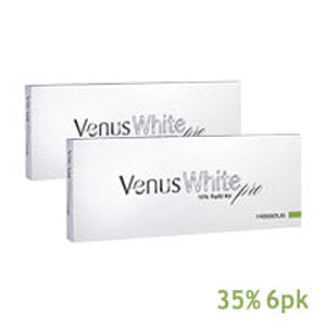 Venus White Pro Whitening Gel Refill Kit with multiple gel syringes for teeth whitening at home.
