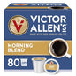 Victor Allen's Seattle Dark Roast coffee pods for Keurig K-Cup brewers, 80 single-serve dark roast coffee pods.