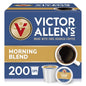 Victor Allen's Coffee Seattle Dark Roast single serve coffee pods for Keurig K-Cup brewers, 80-count pack.