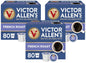Victor Allen's Coffee Seattle Dark Roast single serve K-Cup pods for Keurig brewers, 80-count pack, rich and bold coffee flavor
