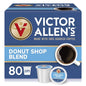 Victor Allen's Coffee Seattle Dark Roast single serve K-Cup pods for Keurig K-Cup brewers, 80-count pack with classic dark roast flavor.