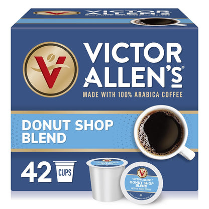 Victor Allen's Coffee Seattle Dark Roast single serve K-Cup pods for Keurig brewers, 80 count, rich and bold coffee flavor