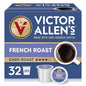 Victor Allen's Coffee Seattle Dark Roast single-serve coffee pods for Keurig K-Cup brewers, 80 count pack.