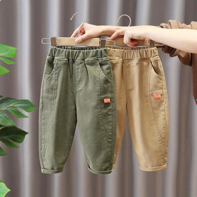 Boys Casual Sports Pants for Spring and Autumn