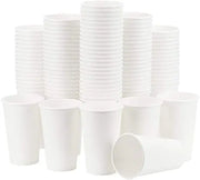 Paper Cups 16 oz 200 Pack for Coffee & Tea Made in USA | Bulk 200 Count for Home Office Restaurants & Parties | Recyclable Disposable 16 Ounce To-Go Cups for Hot Drinks