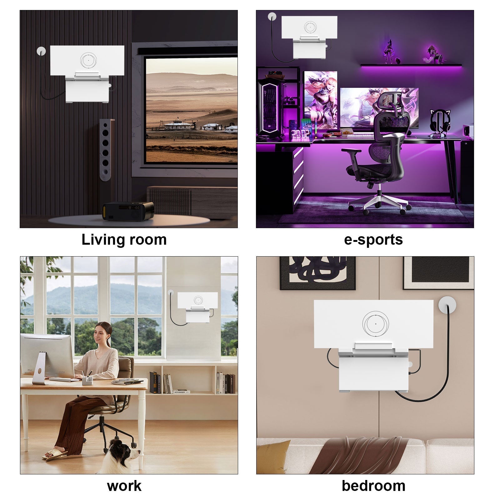 Wall Mount Kit for Starlink Gen 3 Router & Power Adapter - BACKUPMYFILESNOW.COM®