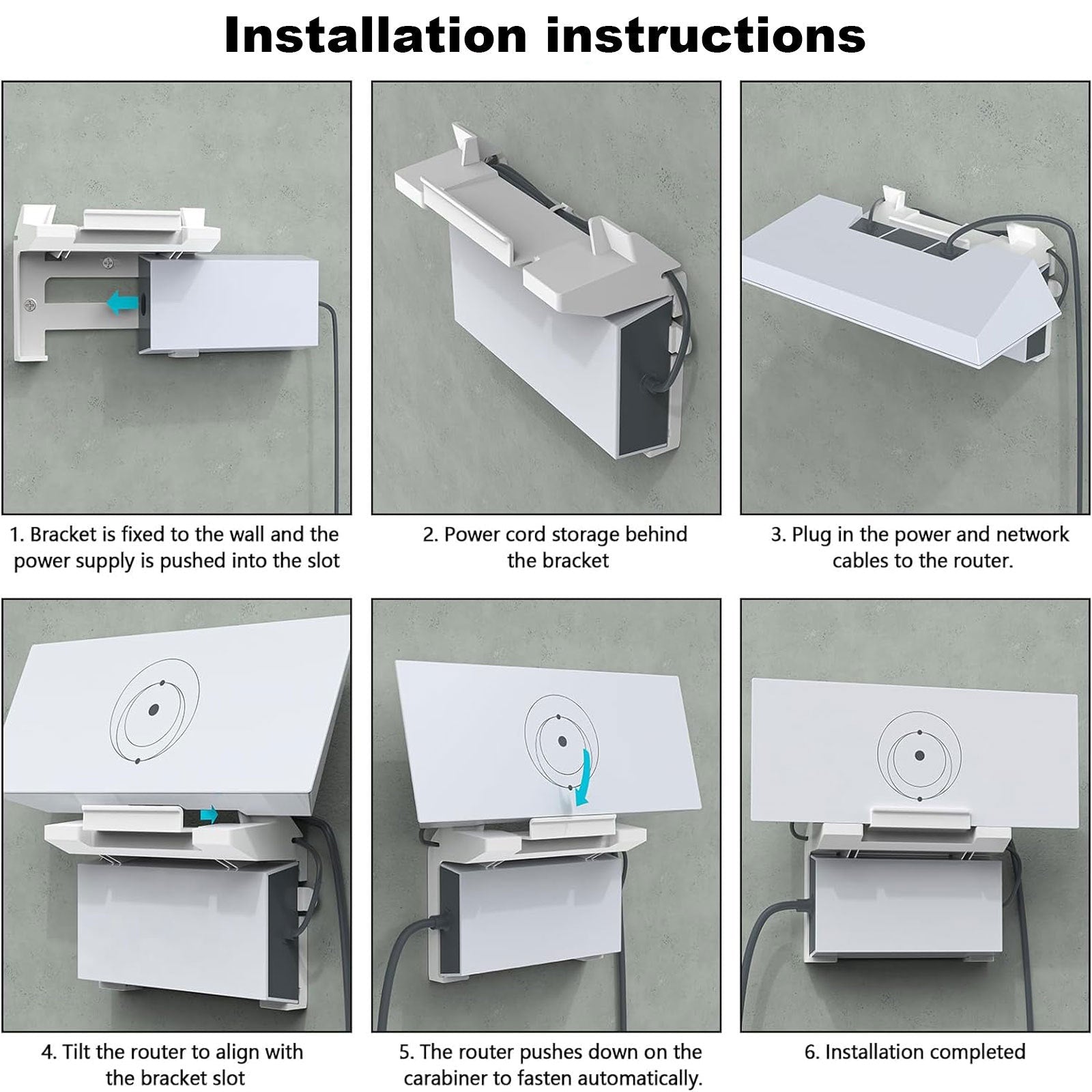 Wall Mount Kit for Starlink Gen 3 Router & Power Adapter - BACKUPMYFILESNOW.COM®