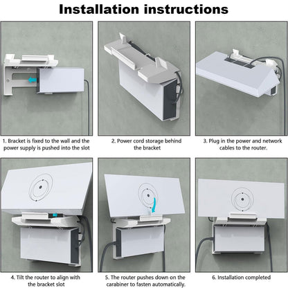 Wall Mount Kit for Starlink Gen 3 Router & Power Adapter - BACKUPMYFILESNOW.COM®