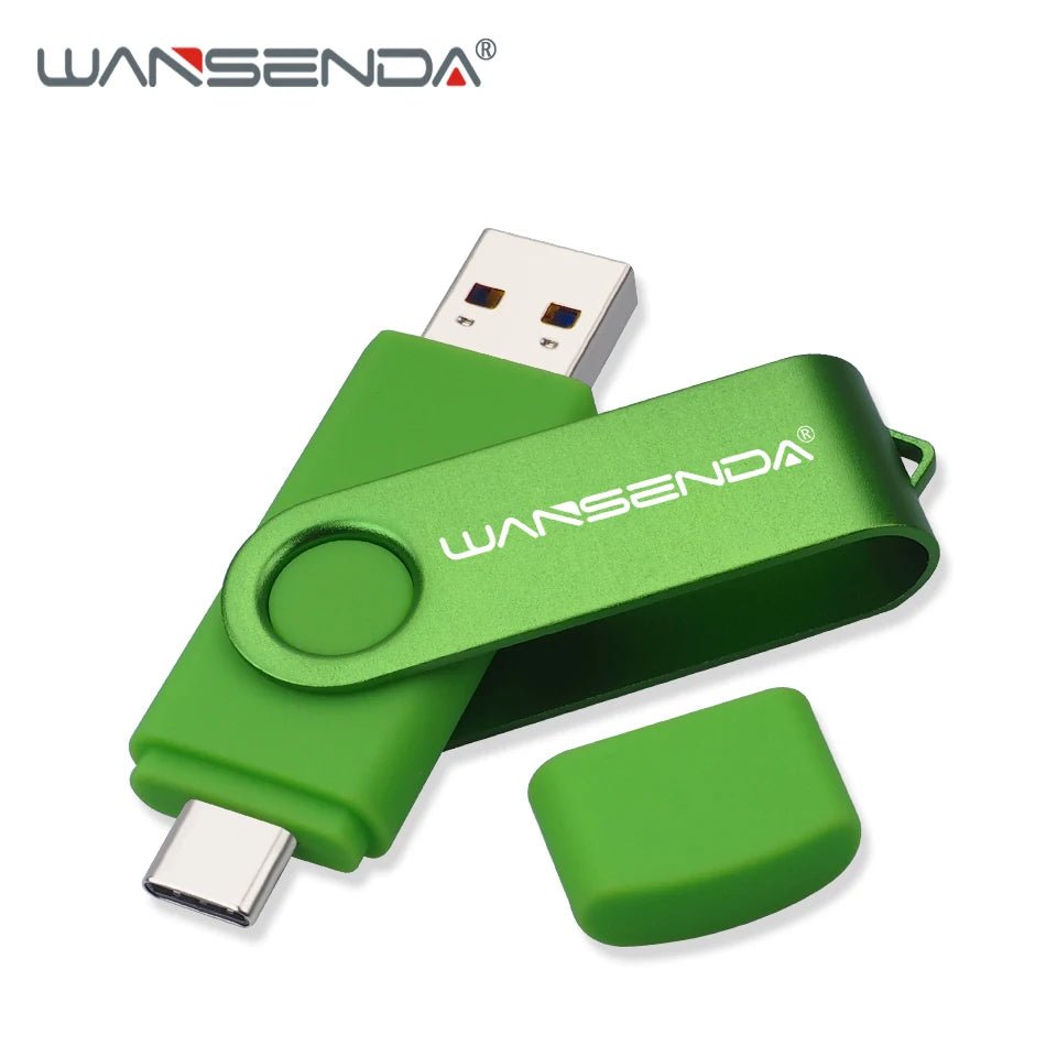 Wansenda USB Flash Drive 512GB 256GB USB 3.0 Pen Drive 128GB Cle USB Stick for Type C Android/PC 64GB Pendrive 32GB Memoria USB - BACKUPMYFILESNOW