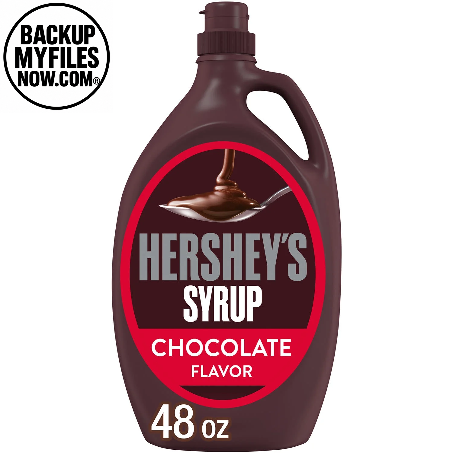 Hershey'S Chocolate Flavored Syrup, Bulk Bottle 48 Oz