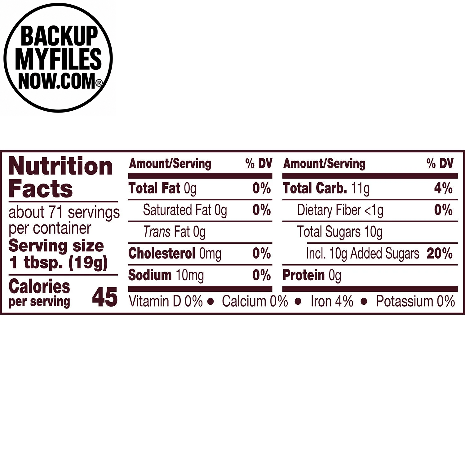 Hershey'S Chocolate Flavored Syrup, Bulk Bottle 48 Oz