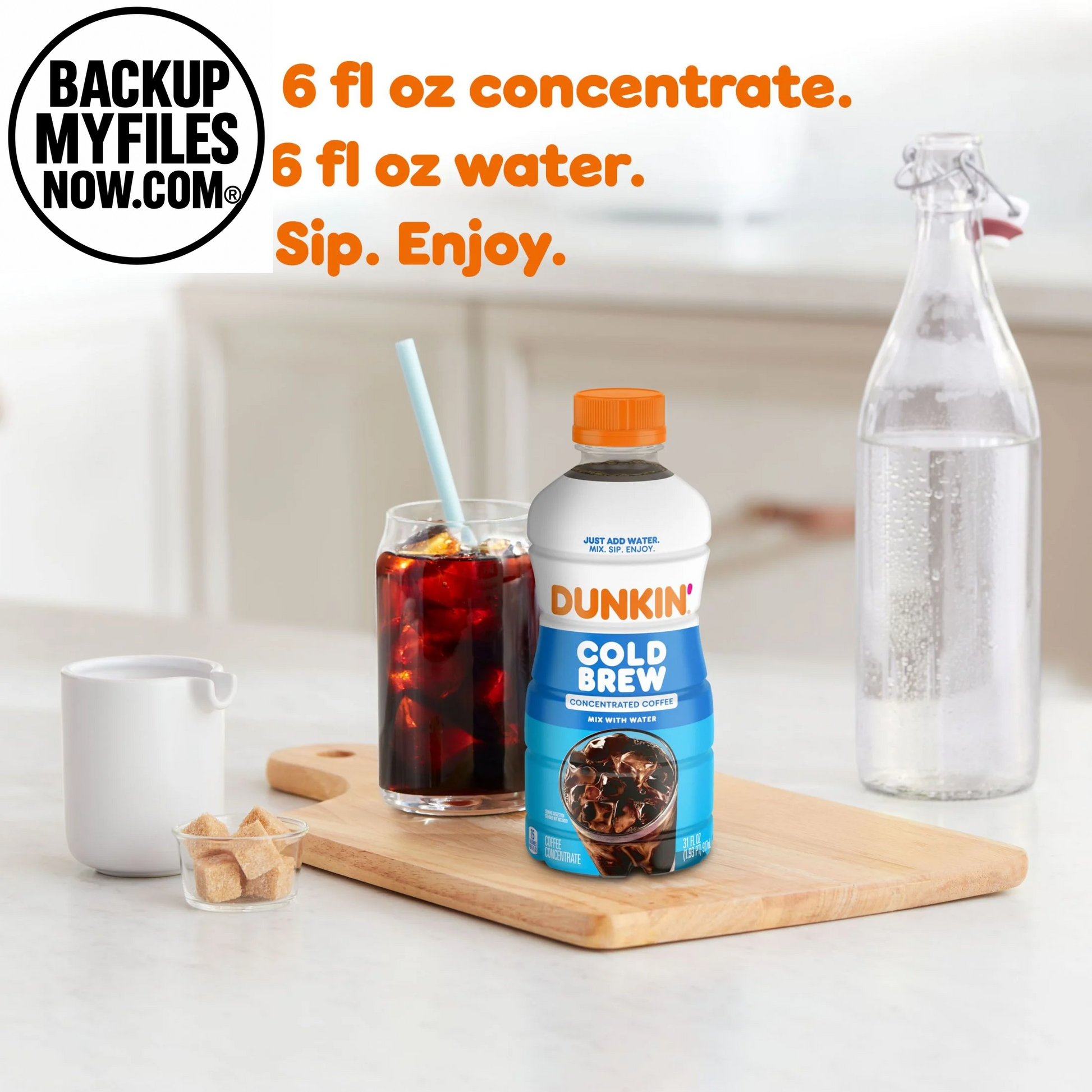 Dunkin’ Cold Brew Concentrated Coffee, 31 Fl Oz Bottle