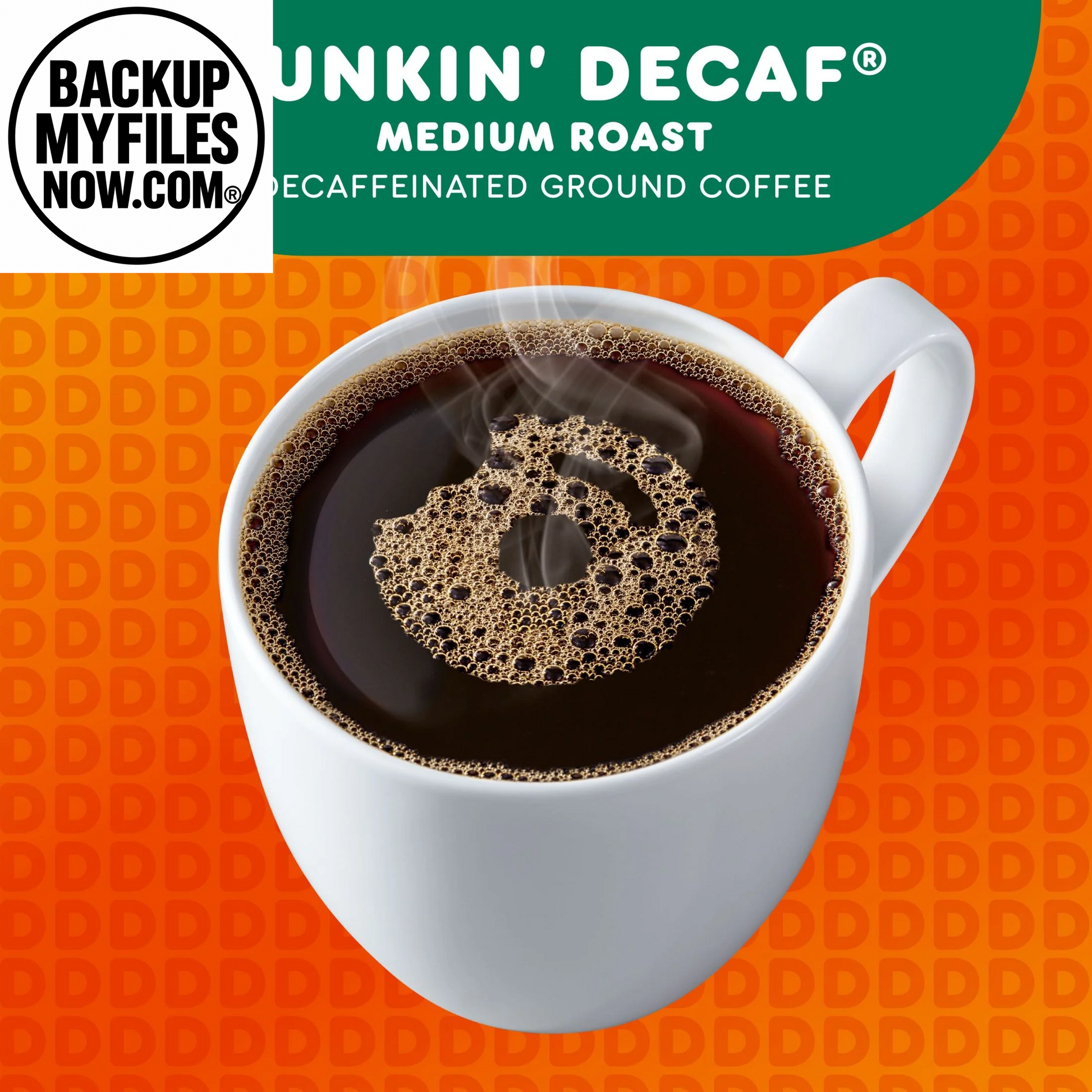 Dunkin’ Decaf Medium Roast Ground Coffee, 18 Oz Bag