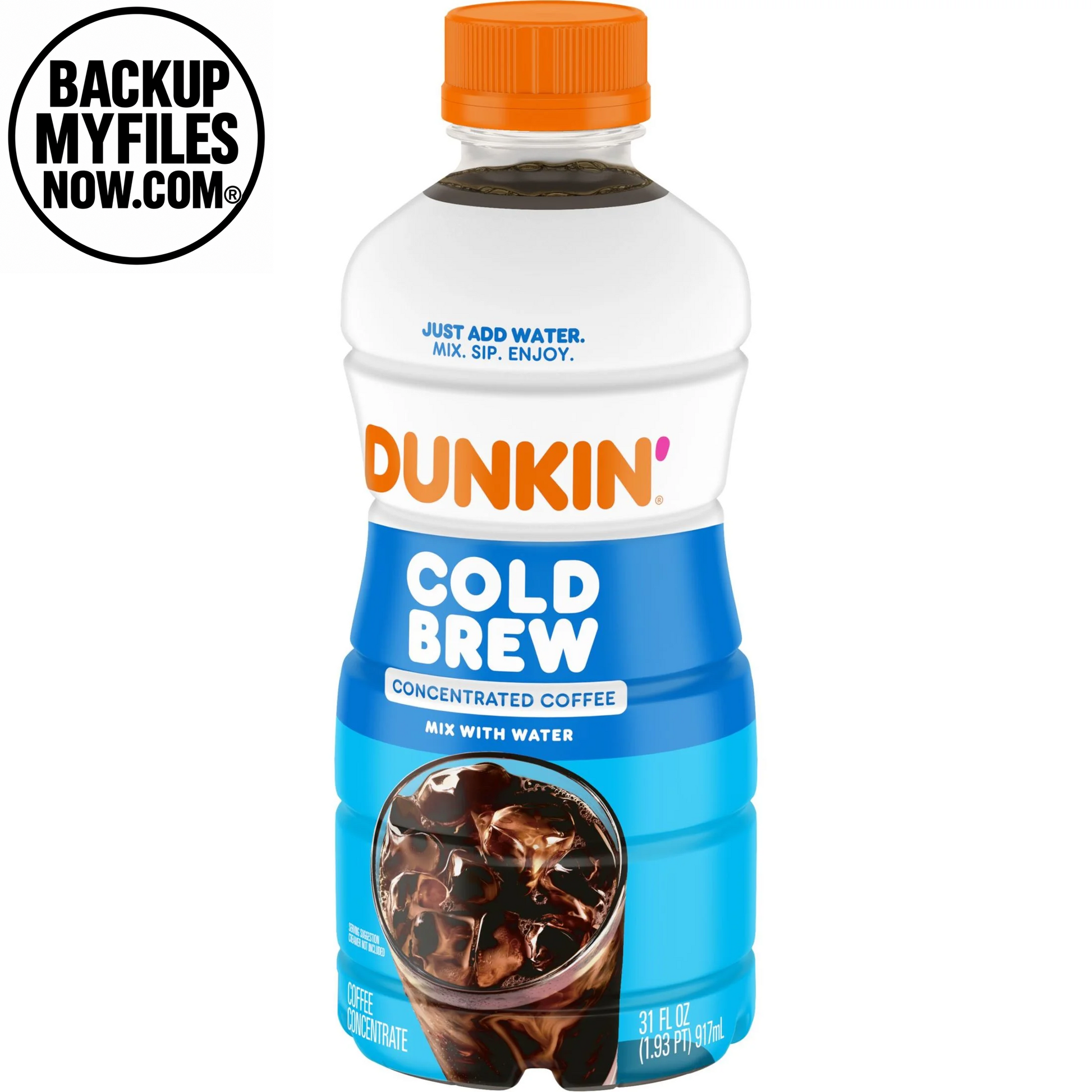 Dunkin’ Cold Brew Concentrated Coffee, 31 Fl Oz Bottle