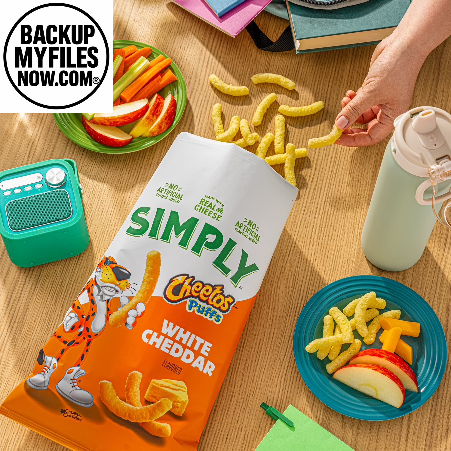 Simply Cheetos Puffs White Cheddar Cheese Flavored Snack Chips, 0.875 Oz Bags, 36 Count Multipack