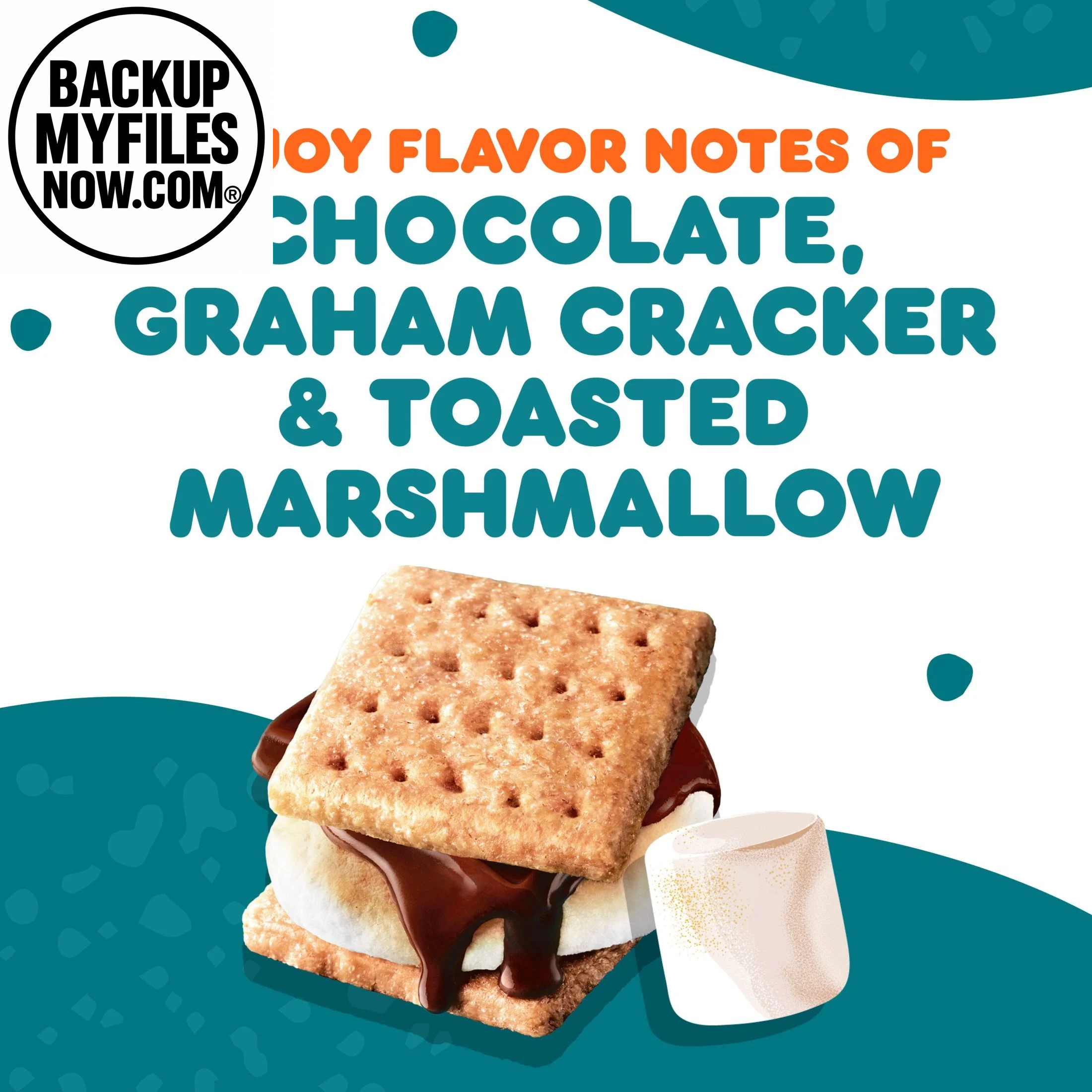 (6 Pack) Dunkin’ S’Mores Artificially Flavored Ground Coffee, 11 Oz Bag