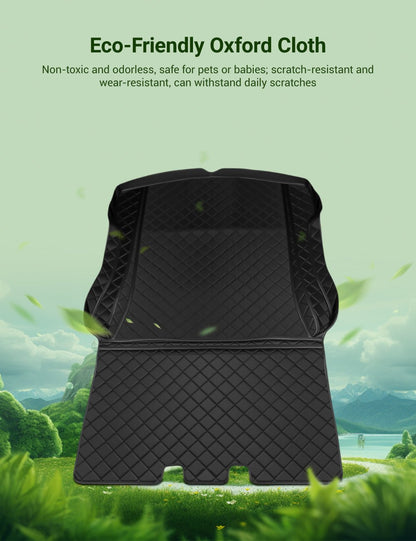 Waterproof Tesla Model 3 trunk pet mat by Tesery Official Store, designed to protect and provide comfort for pets during travel.