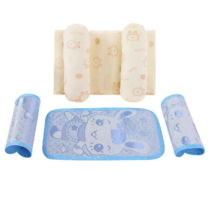 Adjustable Baby Head Shaping Pillow with Cartoon Design